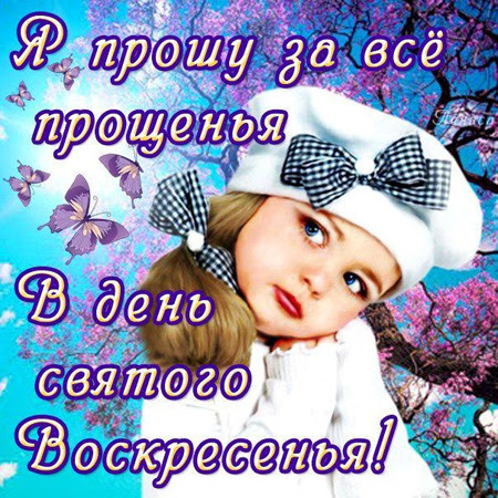 Картинка! Лучшие пожелания на воскресенье Масленицы! С прощенным воскресеньем! Красивая картинка! С Прощеным Воскресеньем поздравляю милую даму, целую ручку...