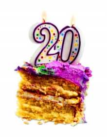 Открытки с юбилеем 20 лет Открытка с юбилеем 20 лет, с двадцатилетием поздравления . Открытка картинка с юбилеем 20 лет, открытки картинки на юбилей двадцать лет, красивые открытки на юбилей 20 лет, с двадцатилетием поздравления скачать бесплатно