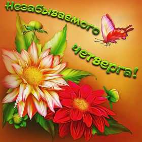 Открытка! Открытка четверг, хорошие пожелания в четверг, удачного четверга