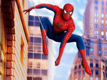 Открытка! Открытка человек паук, картинка супергерой человек паук