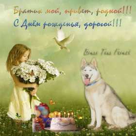 с днём рождения брат Открытка с днём рождения брат, поздравления для брата на день рождения Открытка картина на день рождения брата, брату, открытки картинки с днём рождения брат, братик, братишка, поздравить брата с днём рождения открытки скачать бесплатно