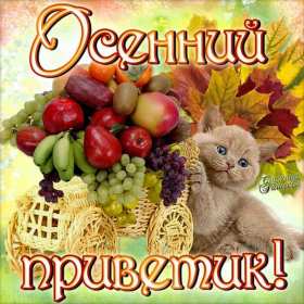 осенний привет Открытка картинка с осенним приветом, приветик осенний, осени, Картинка открытка осенний привет, приветик, картинки открытки привет осени, осенний, яркие осенние открытки с осенним приветом, приветом осени скачать бесплатно