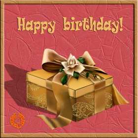 Открытка! Открытка Happy Birthday с днём рождения, поздравления с днём рождения