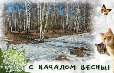 С первым днём весны Открытка поздравления первый день весны, с первым днём весны Открытка картинка 1 марта первый день весны, открытки картинки с первым днём весны, поздравляю с первым днём весны красивые картинки открытки скачать бесплатно