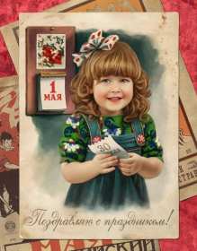 1 мая ретро Открытка ретро с 1 мая, на 1 мая, с праздником первое мая . Открытка картинка ретро с праздником первое мая, мир, труд, май, открытки картинки с 1 мая, на 1 мая, поздравления на первое мая, открытка ретро 1 мая скачать бесплатно