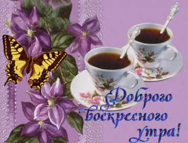 Открытка! Открытка доброе утро воскресенье, доброго воскресного утра .