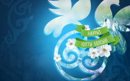 Открытка! Открытка с весенним праздником Наурыз 22 марта, поздравления с Наурызом