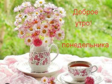 Открытка! Открытки доброе утро понедельник, с добрым утром понедельника