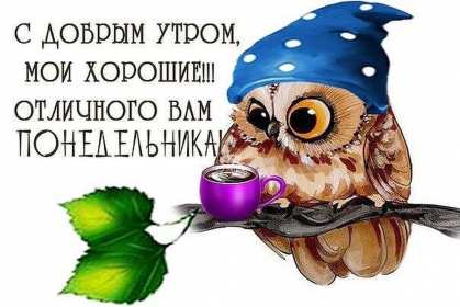 Открытка! Открытки доброе утро понедельник, с добрым утром понедельника