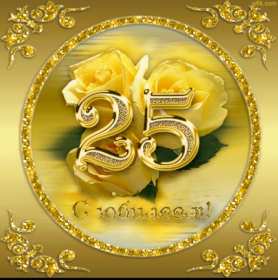 Открытка! Открытка с юбилеем 25 лет поздравления на юбилей двадцать пять лет