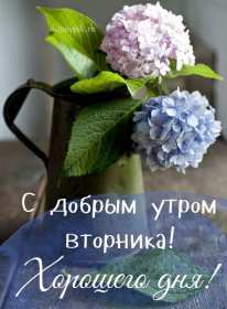 Открытка! Открытка доброе утро вторника, с добрым утром вторник, пожелания