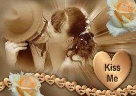 Открытка! Картинка поцелуй, открытка поцелуй, картинка чмок, поцелуй для тебя