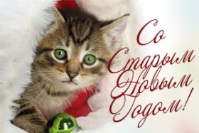Открытка. Открытки на Старый Новый Год Старый Новый Год, 13 января, поздравить со старым новым годом Старый Новый Год, 13 января, поздравить со старым новым годом, картинка на старый новый год, открытка на старый новый год, прикол про старый новый год, поздравление на старый новый год