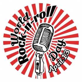 Открытка! Открытка 13 апреля всемирный день рок-н-ролла, поздравления .