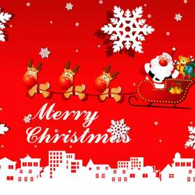 Открытка! Открытка Merry Christmas, с Рождеством, с Рождеством Христовым