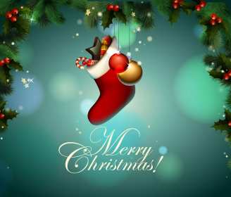 Открытка! Открытка с Рождеством Христовым, Merry Christmas, на рождество