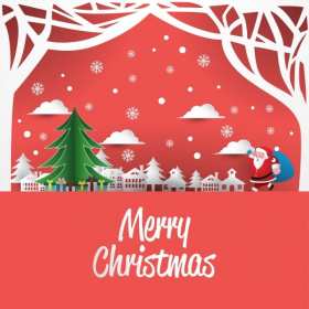 Открытка! Открытка с Рождеством Христовым, Merry Christmas, на рождество