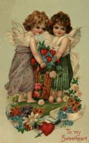 Открытки ретро с днём влюблённых 14 февраля Открытка ретро день Влюблённых 14 февраля, день святого Валентина Открытка картинка открытки картинки ретро 14 февраля день влюблённых, винтажные открытки картинки с днём святого Валентина 14 февраля, поздравления ретро на 14 февраля