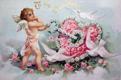 Открытки ретро с днём влюблённых 14 февраля Открытка ретро с поздравлениями на день влюблённых, 14 февраля. Картинка картинки открытка открытки ретро, винтаж на день святого Валентина, 14 февраля день всех влюблённых, открытка картинка на 14 февраля день влюблённых в стиле ретро