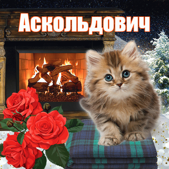 Аскольдович! Доброго зимнего вечера! Красивая открытка Аскольдовичу!
