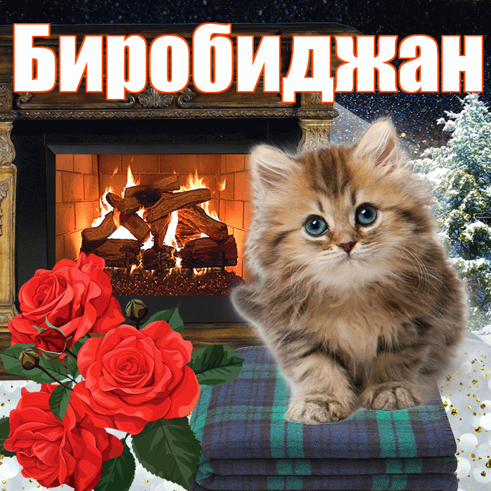 Биробиджан! Доброго зимнего вечера! Красивая открытка Биробиджану!