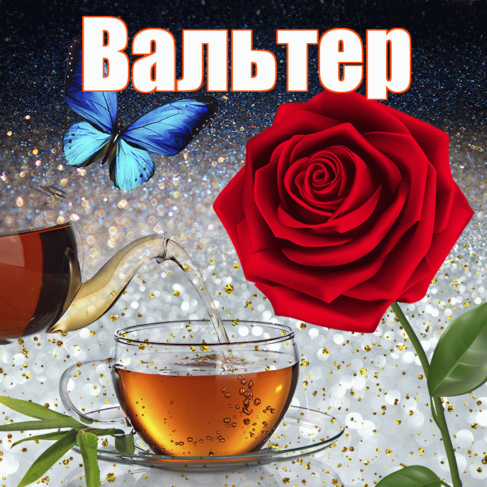 Вальтер! Доброго зимнего вечера! Красивая открытка Вальтеру!