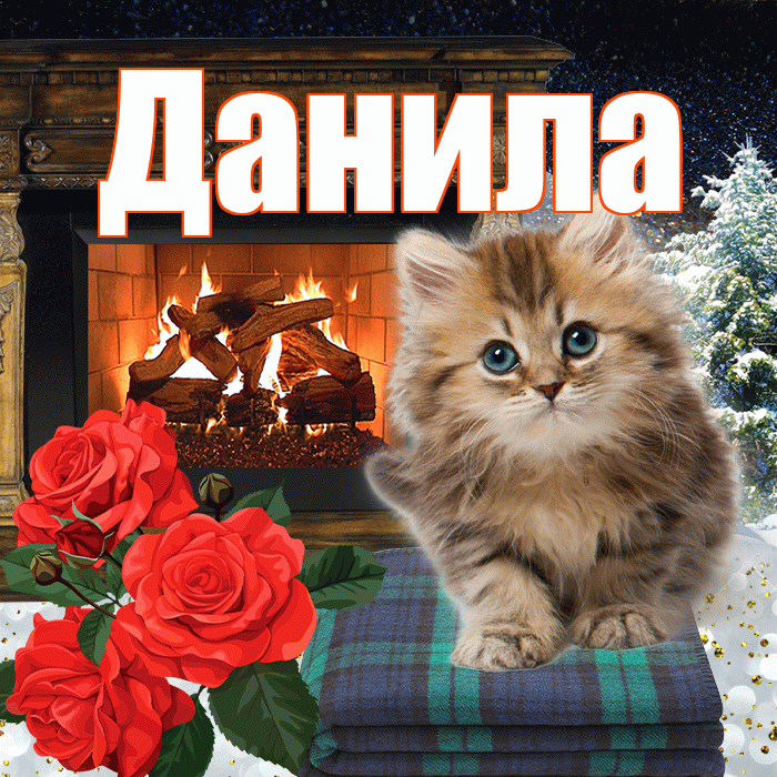 Данила! Доброго зимнего вечера! Красивая открытка !