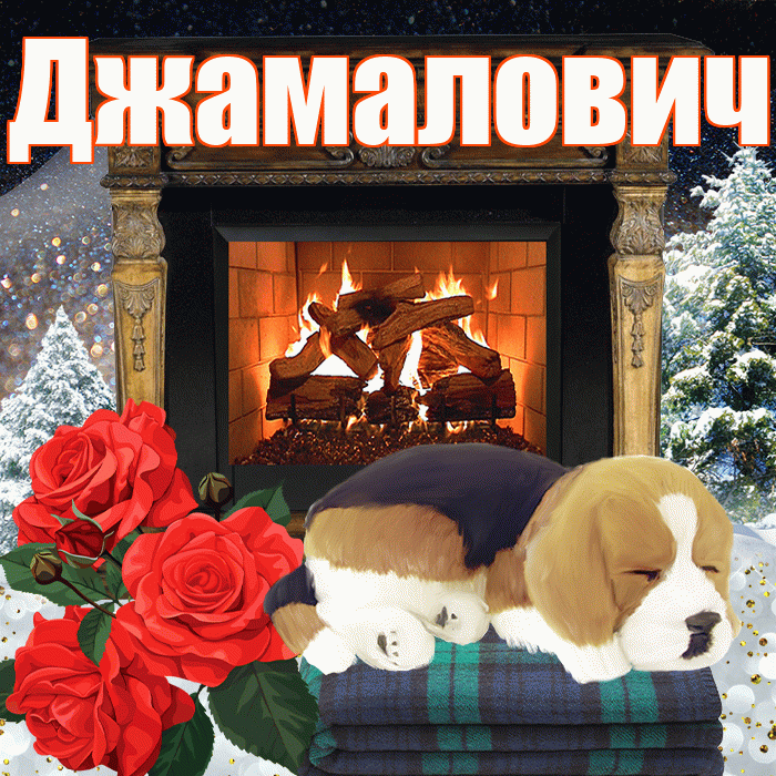 Джамалович! Доброго зимнего вечера! Красивая открытка Джамаловичу!