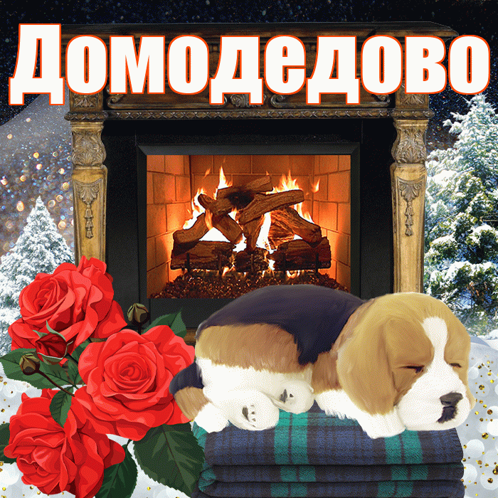 Домодедово! Доброго зимнего вечера! Красивая открытка Домодедово!