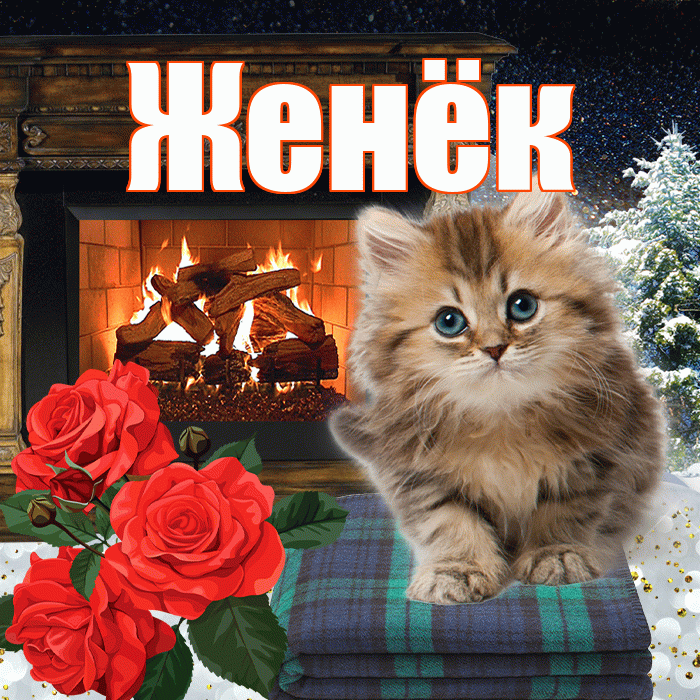 Женёк! Доброго зимнего вечера! Красивая открытка !