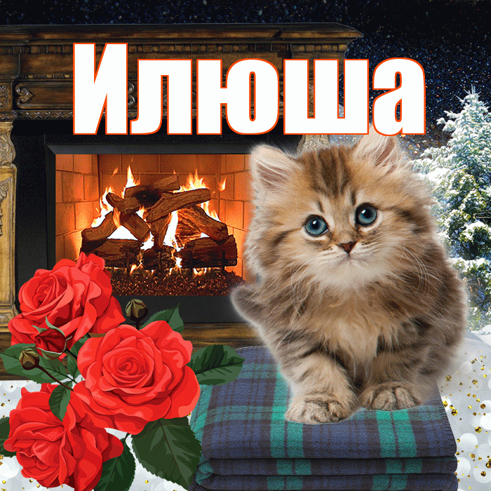 Илюша! Доброго зимнего вечера! Красивая открытка !