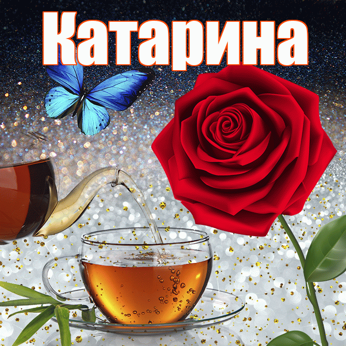 Катарина! Доброго зимнего вечера! Красивая открытка Катариной!