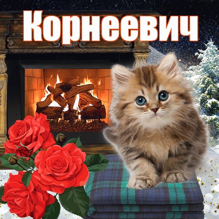 Корнеевич! Доброго зимнего вечера! Красивая открытка Корнеевичу!