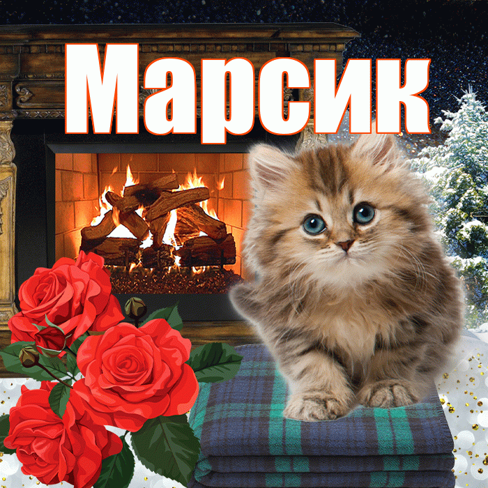 Марсик! Доброго зимнего вечера! Красивая открытка !