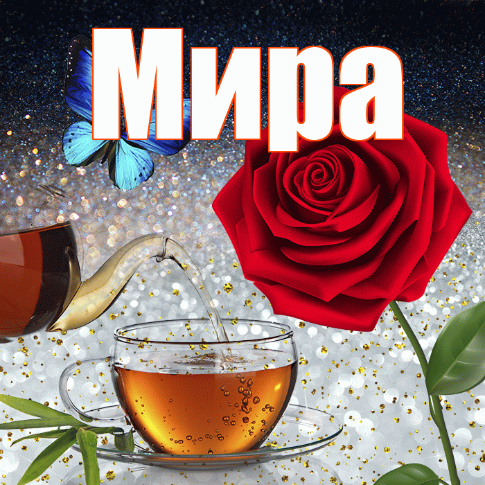 Мира! Доброго зимнего вечера! Красивая открытка Миру!