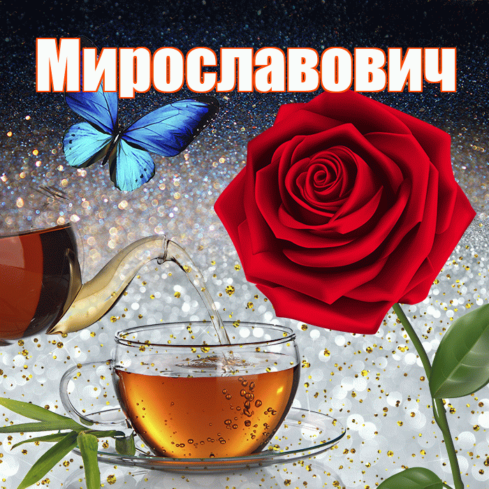 Мирославович! Доброго зимнего вечера! Красивая открытка Мирославовичу!