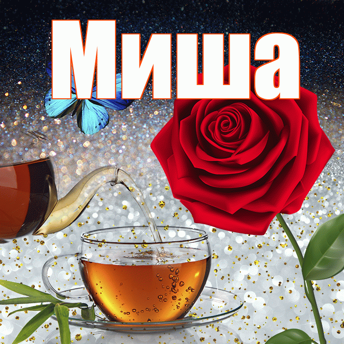 Миша! Доброго зимнего вечера! Красивая открытка Мише!