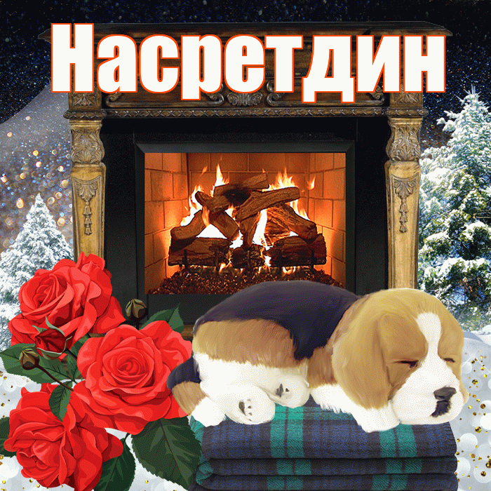 Насретдин! Доброго зимнего вечера! Красивая открытка Насретдину!