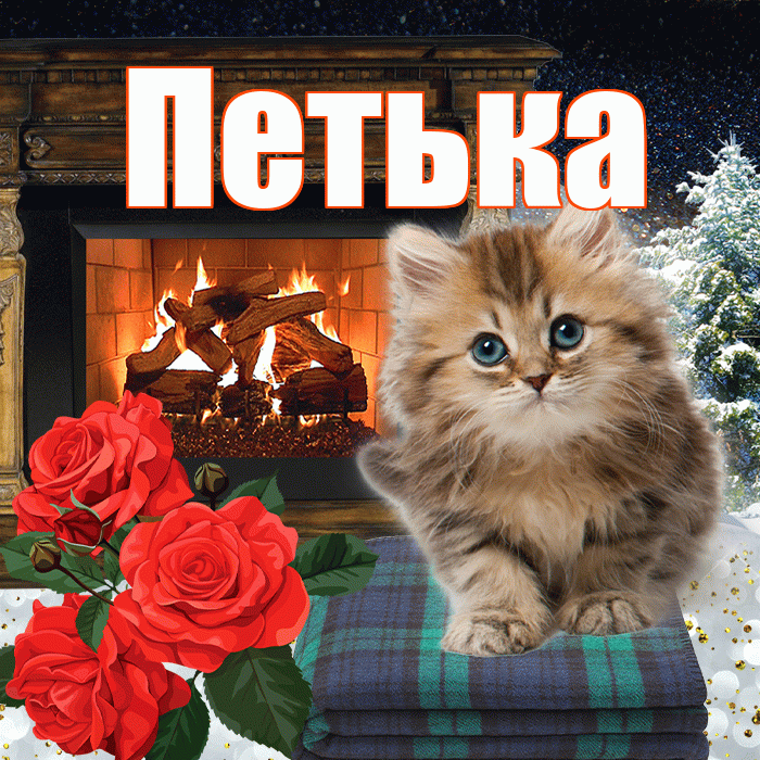 Петька! Доброго зимнего вечера! Красивая открытка !