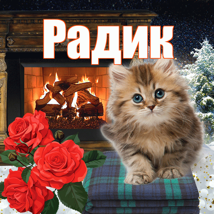 Радик! Доброго зимнего вечера! Красивая открытка !