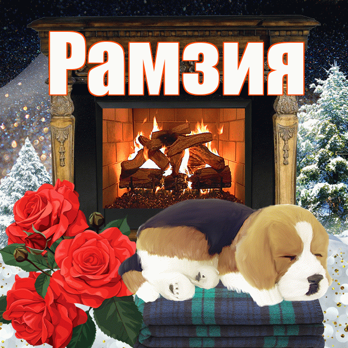 Рамзия! Доброго зимнего вечера! Красивая открытка Рамзии!
