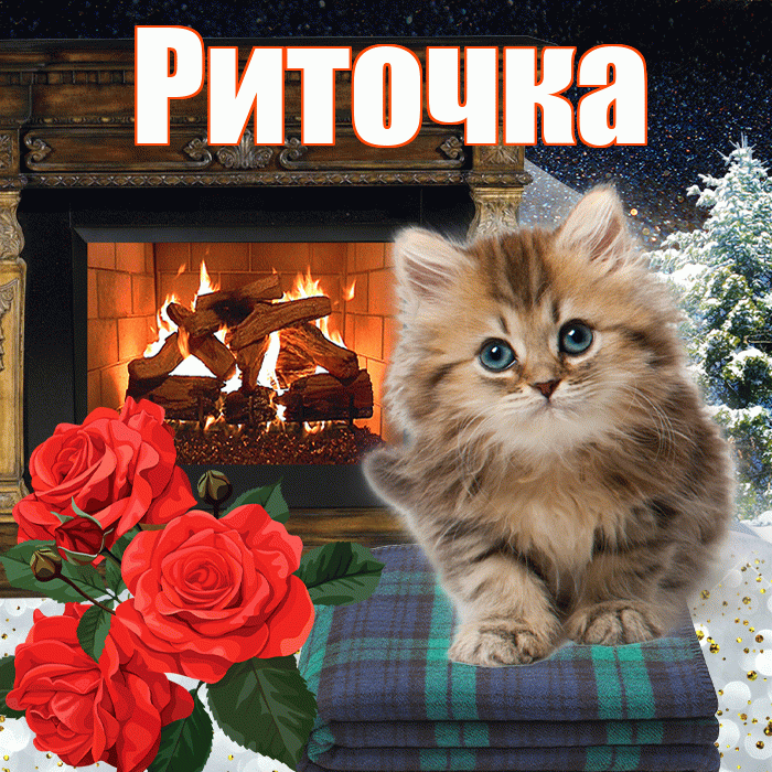 Риточка! Доброго зимнего вечера! Красивая открытка !