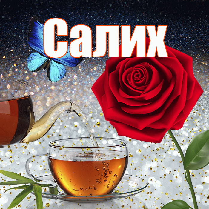 Салих! Доброго зимнего вечера! Красивая открытка Салиху!