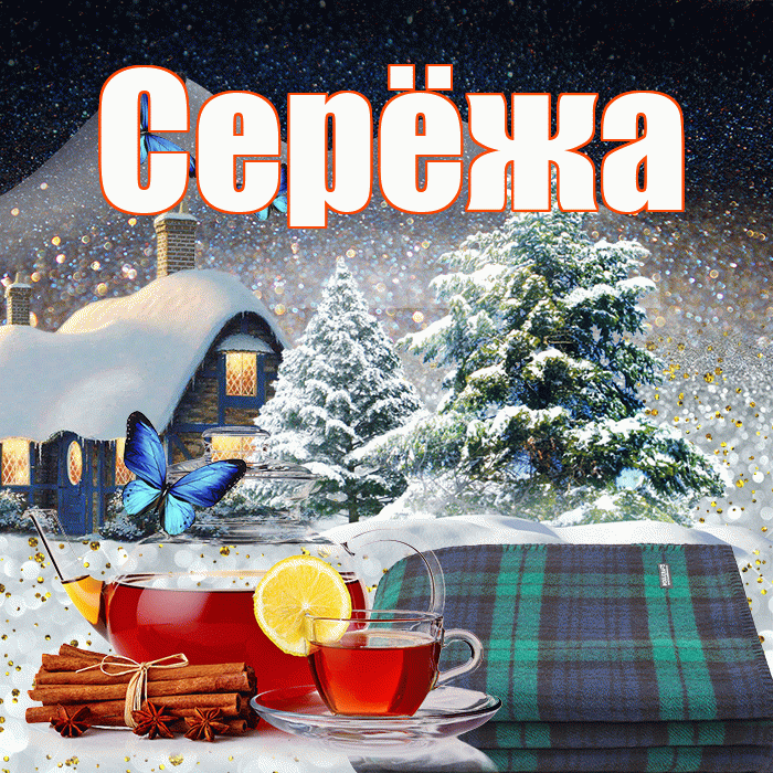 Серёжа! Доброго зимнего вечера! Красивая открытка !