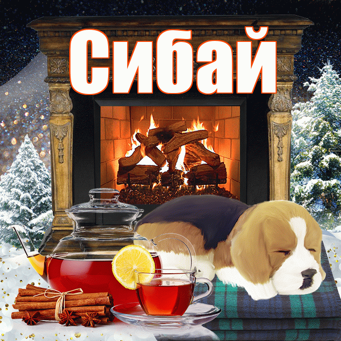 Сибай! Доброго зимнего вечера! Красивая открытка Сибаю!