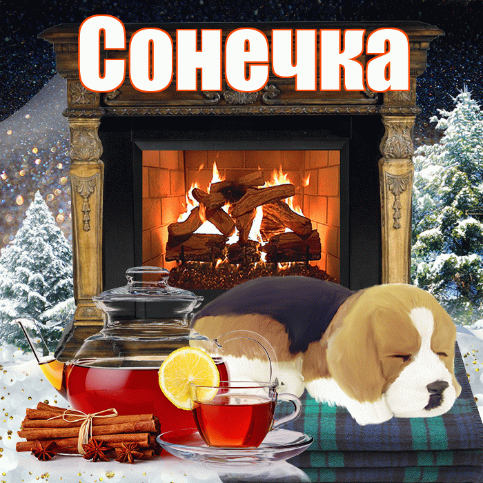 Сонечка! Доброго зимнего вечера! Красивая открытка !