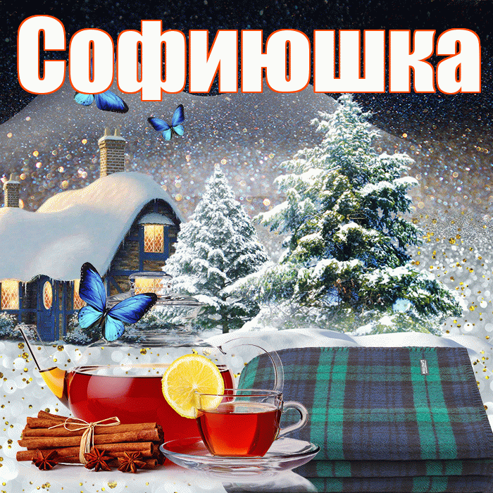 Софиюшка! Доброго зимнего вечера! Красивая открытка !