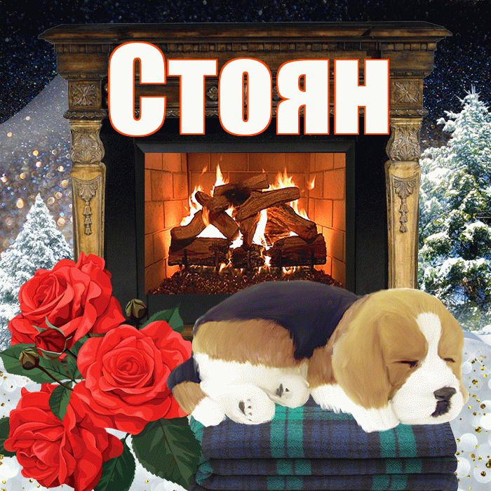 Стоян! Доброго зимнего вечера! Красивая открытка Стоявшему!