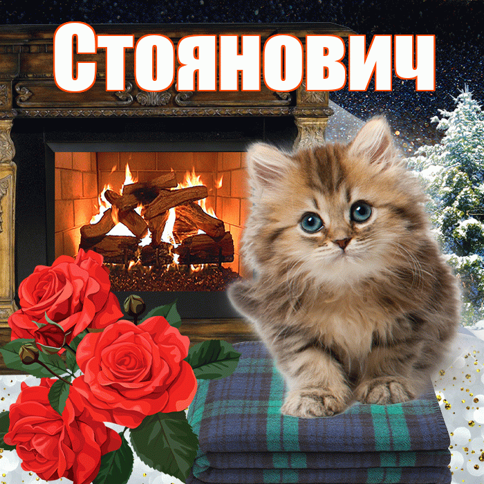 Стоянович! Доброго зимнего вечера! Красивая открытка Стояновичу!