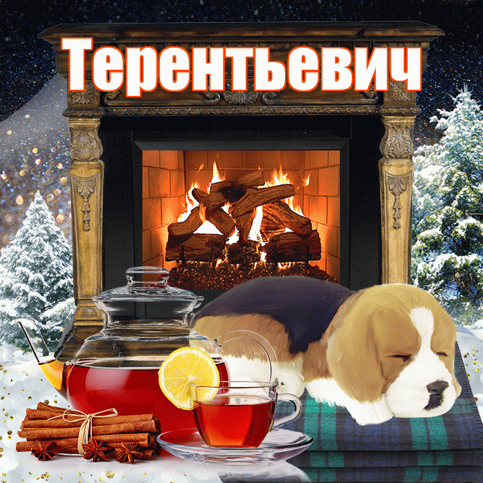Терентьевич! Доброго зимнего вечера! Красивая открытка Терентьевичу!
